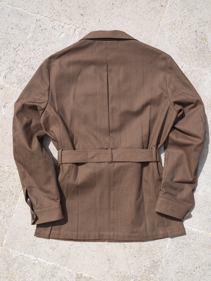 ジャケット・アウター sahara ICONAZERO | SAHARAN JACKET | TWILL COTTON | OCHER