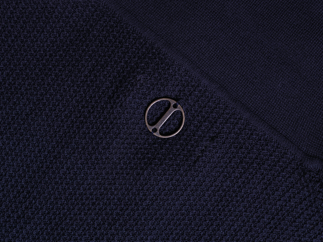 FUORIGIOCO | POLO | SETA - COTONE | BLU ZERO
