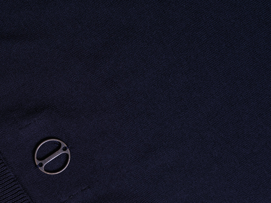 ESSENZA BLU | GIROCOLLO | SETA - COTONE | BLU ZERO