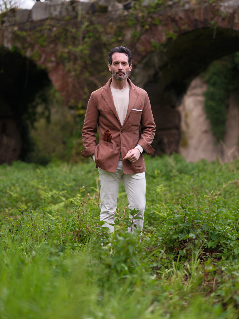 SIENA | SAHARAN JACKET | TWILL COTTON | TERRA DI SIENA