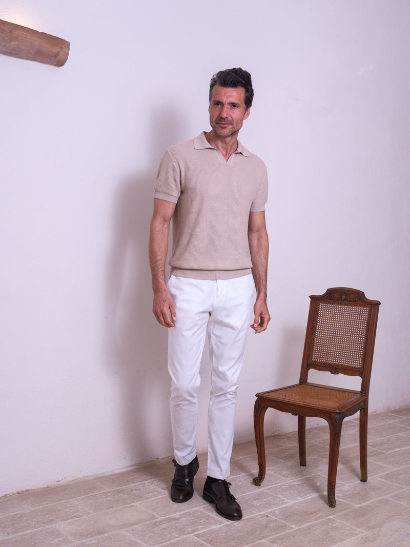 FUORIGIOCO | POLO | SETA - COTONE | SABBIA