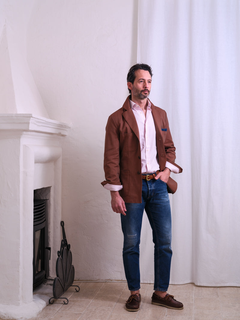 SIENA | SAHARAN JACKET | TWILL COTTON | TERRA DI SIENA