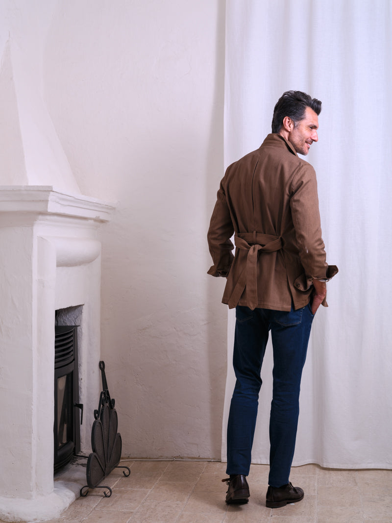 ICONAZERO | SAHARAN JACKET | TWILL COTTON | OCHER