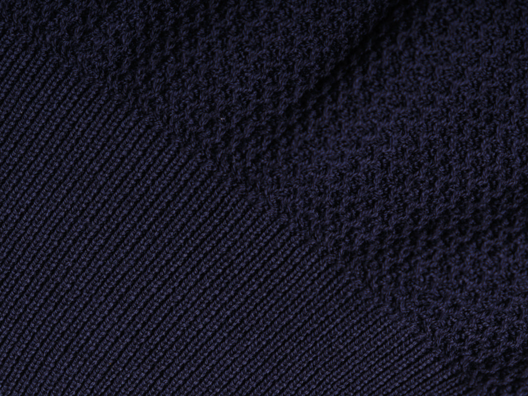 FUORIGIOCO | POLO | SETA - COTONE | BLU ZERO