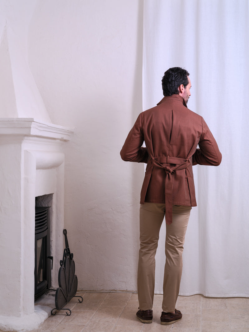 SIENA | SAHARAN JACKET | TWILL COTTON | TERRA DI SIENA
